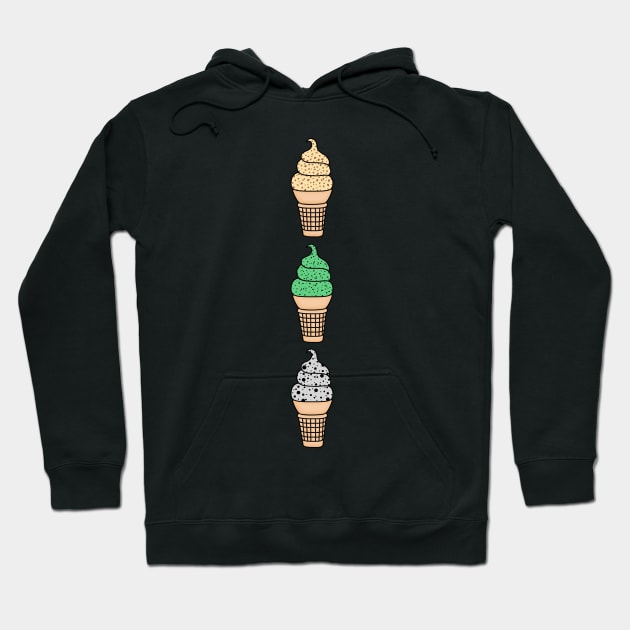 Ice Cream Lover Oreo, Peanut Butter, & Mint Hoodie by PLLDesigns